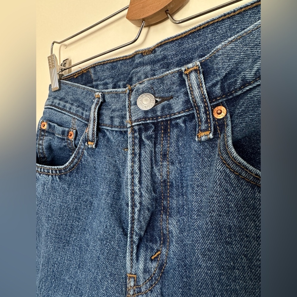 Levi 516 - Jeans Straight Fit - Medium to Dark Wash Denim - Size 30x30 - Picture 3 of 10